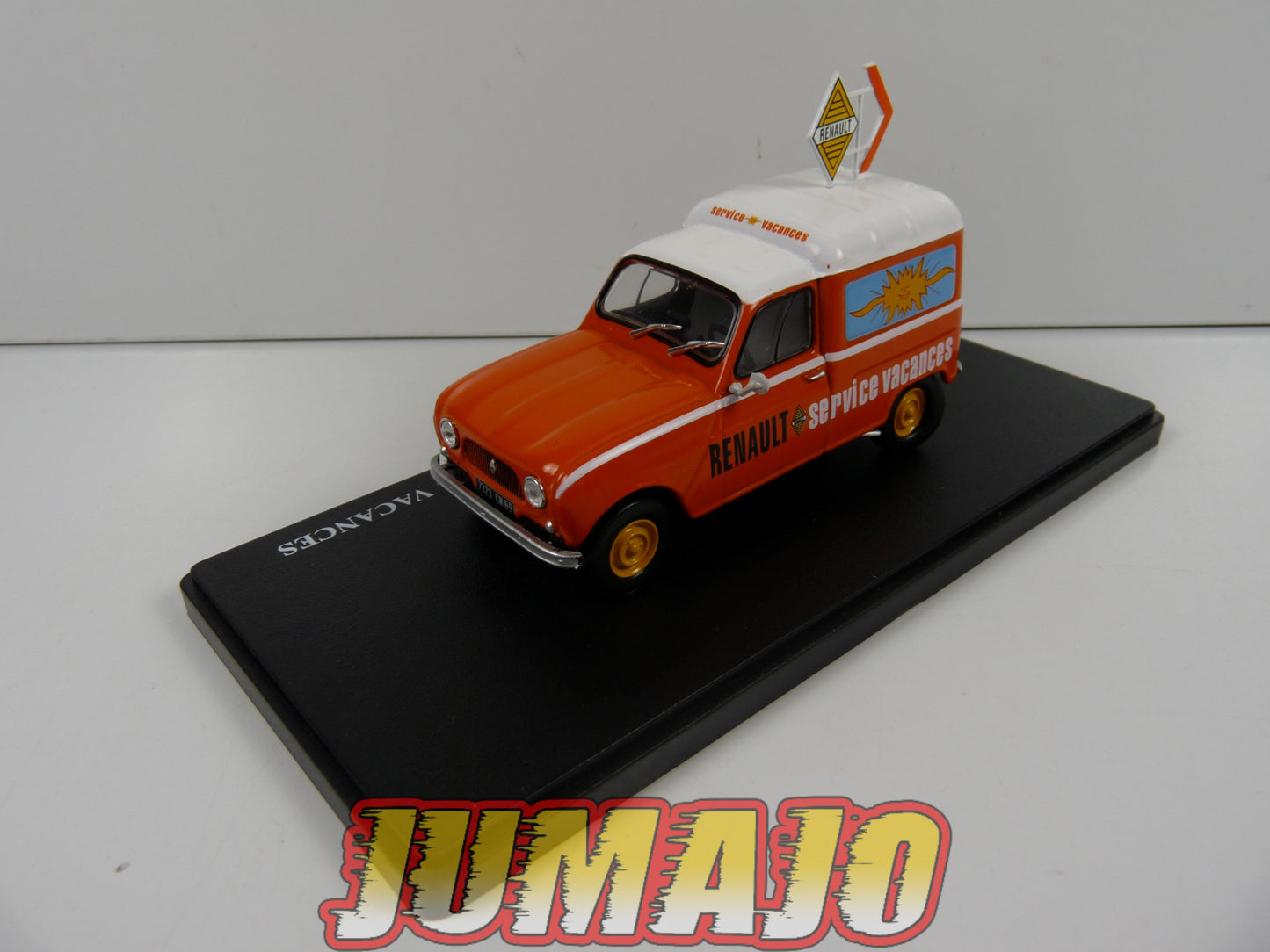 R4L36 Passion RENAULT 4 L 1/43 : 4L FOURGONNETTE SERVICE VACANCES