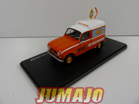 R4L36 Passion RENAULT 4 L 1/43 : 4L FOURGONNETTE SERVICE VACANCES