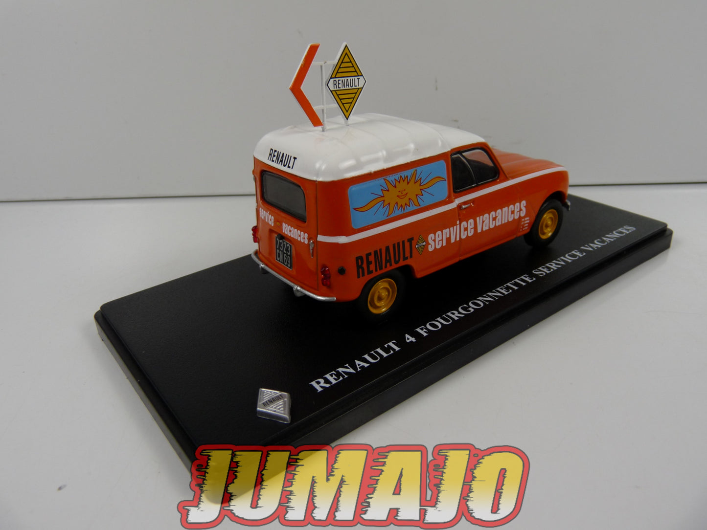 R4L36 Passion RENAULT 4 L 1/43 : 4L FOURGONNETTE SERVICE VACANCES
