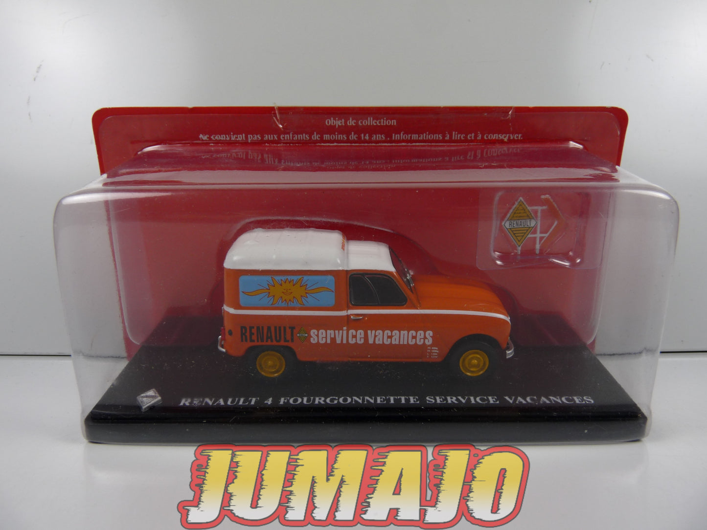R4L36 Passion RENAULT 4 L 1/43 : 4L FOURGONNETTE SERVICE VACANCES