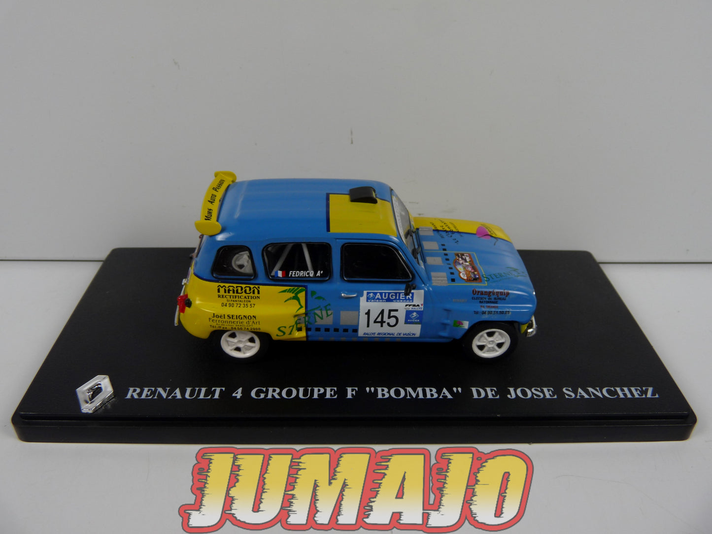 R4L61 Passion RENAULT 4 L 1/43 : 4L GROUPE F "BOMBA" JOSE SANCHEZ 2011