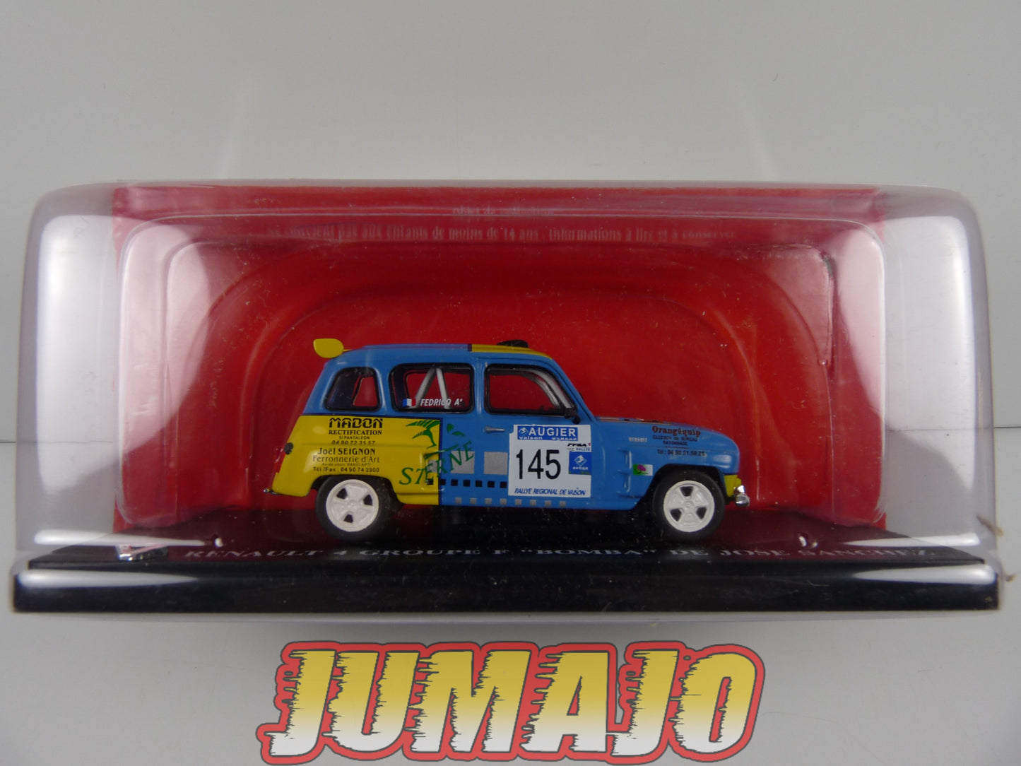 R4L61 Passion RENAULT 4 L 1/43 : 4L GROUPE F "BOMBA" JOSE SANCHEZ 2011