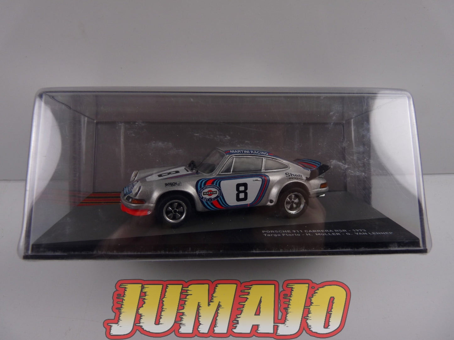 PRC2 voiture 1/43 Altaya IXO : PORSCHE 911 Carrera RSR 1973 #8 Targa Florio