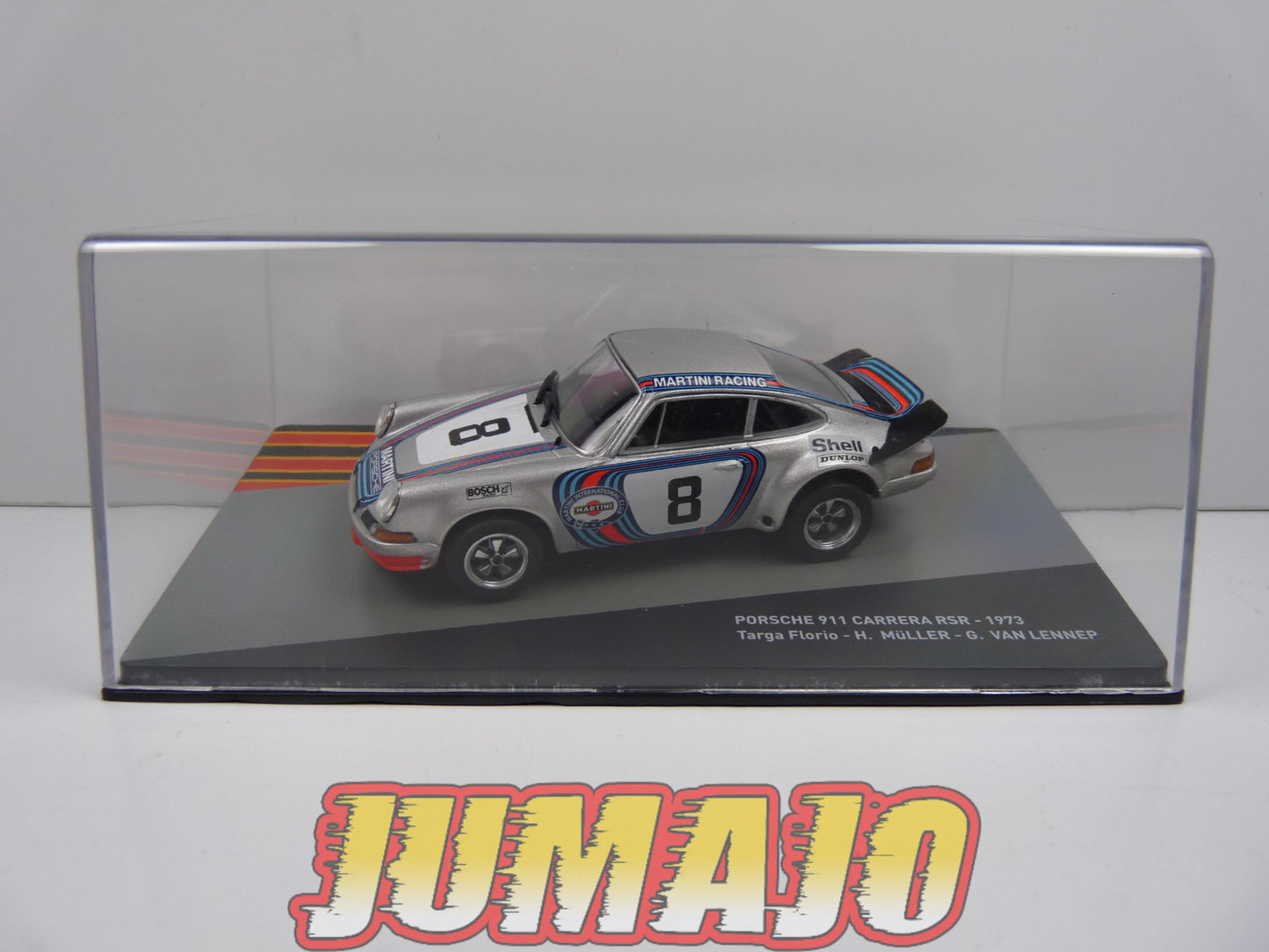 PRC2 voiture 1/43 Altaya IXO : PORSCHE 911 Carrera RSR 1973 #8 Targa Florio