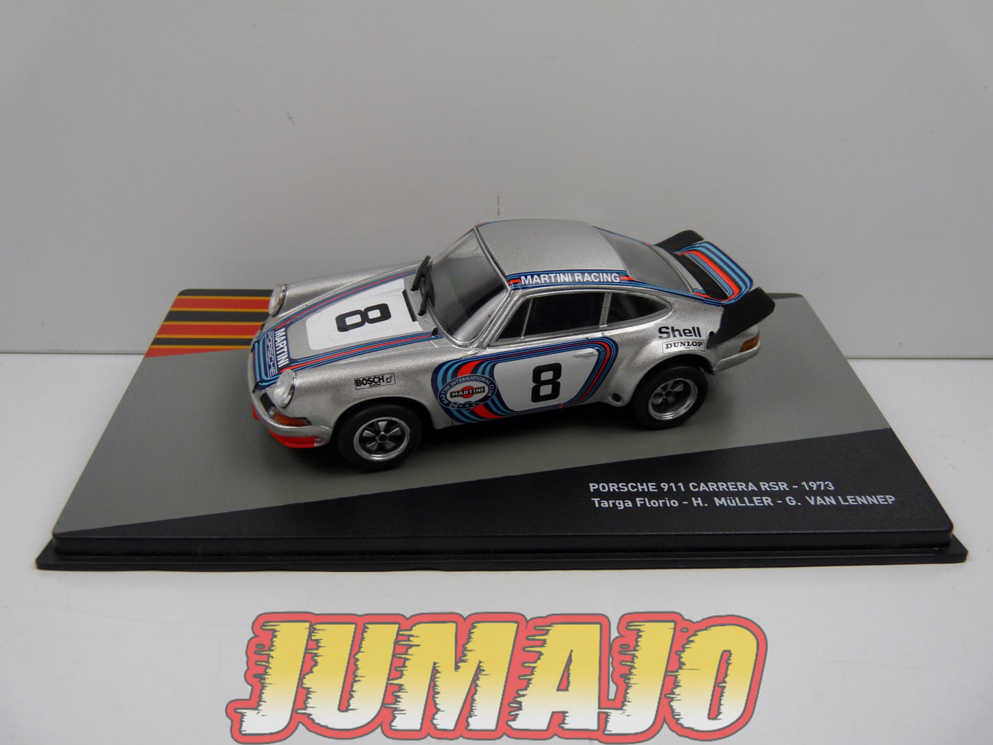 PRC2 voiture 1/43 Altaya IXO : PORSCHE 911 Carrera RSR 1973 #8 Targa Florio