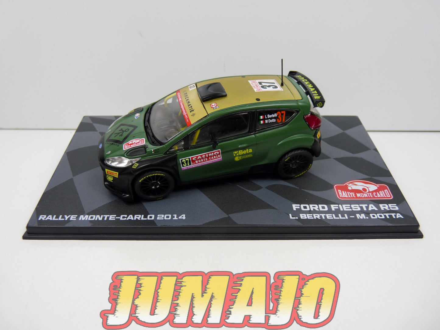 RMIT20 1/43 IXO Rallye Monte Carlo : FORD Fiesta R5 2014 #35 L.Bertelli BOITE CASSÉ