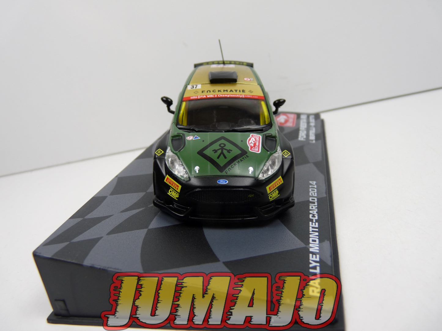 RMIT20 1/43 IXO Rallye Monte Carlo : FORD Fiesta R5 2014 #35 L.Bertelli BOITE CASSÉ