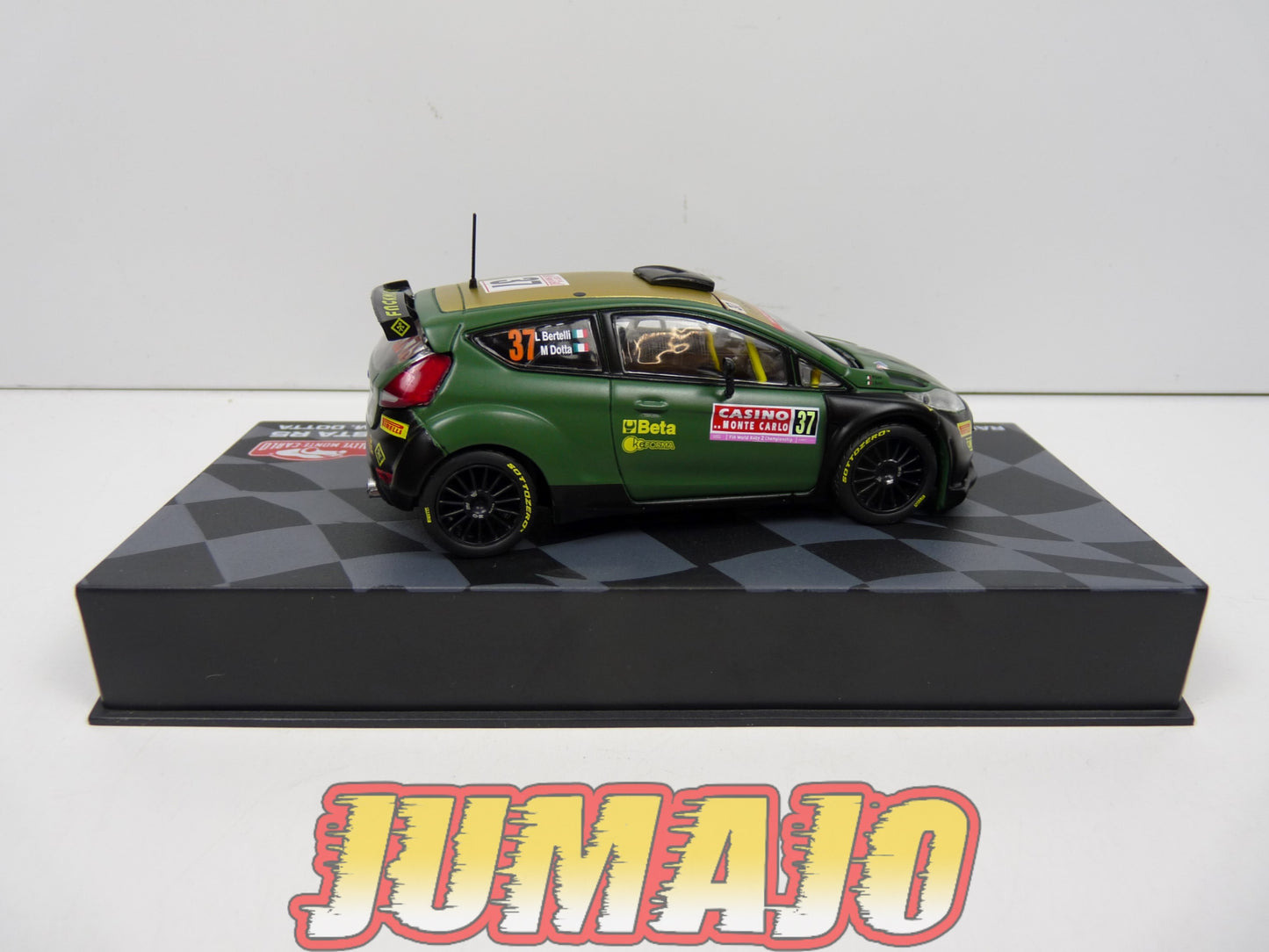 RMIT20 1/43 IXO Rallye Monte Carlo : FORD Fiesta R5 2014 #35 L.Bertelli BOITE CASSÉ