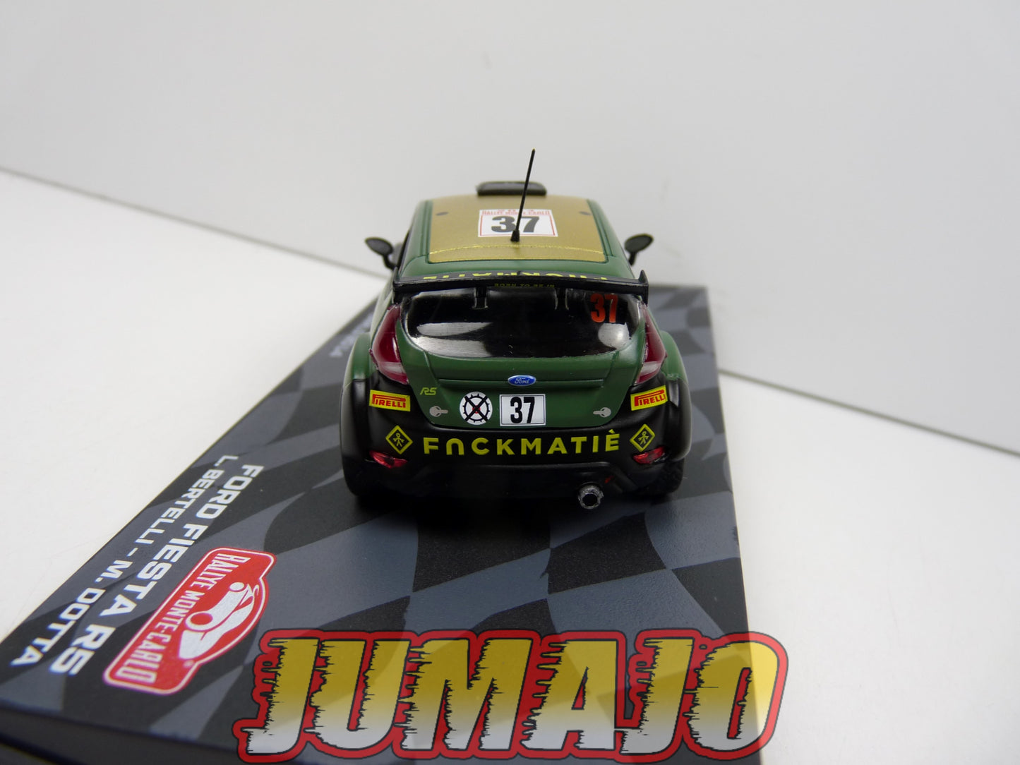 RMIT20 1/43 IXO Rallye Monte Carlo : FORD Fiesta R5 2014 #35 L.Bertelli BOITE CASSÉ