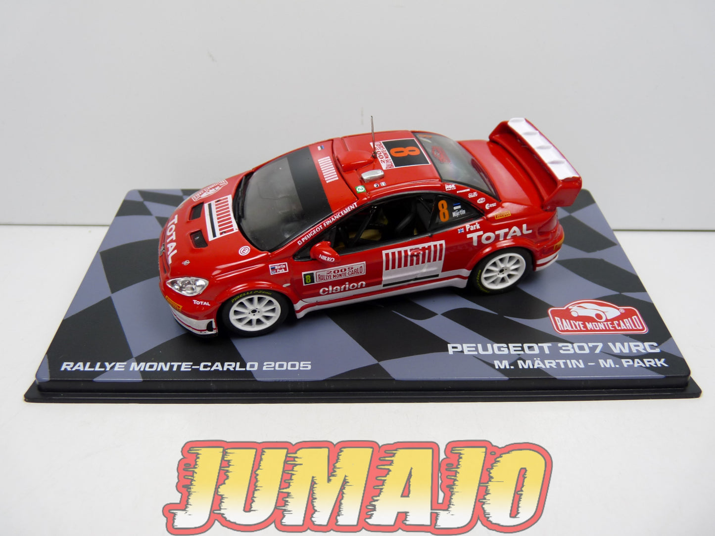 RMIT49 1/43 IXO Rallye Monte Carlo : PEUGEOT 307 WRC 2005 #8 M.Märtin