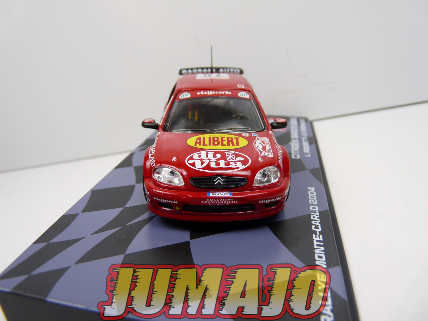 RMIT53 1/43 IXO Rallye Monte Carlo : CITROEN Saxo S1600 2004 #75 L.Rossetti