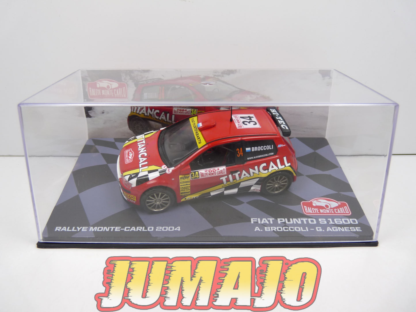 RMIT54 1/43 IXO Rallye Monte Carlo : FIAT Punto S1600 2004 #34 A.Broccoli