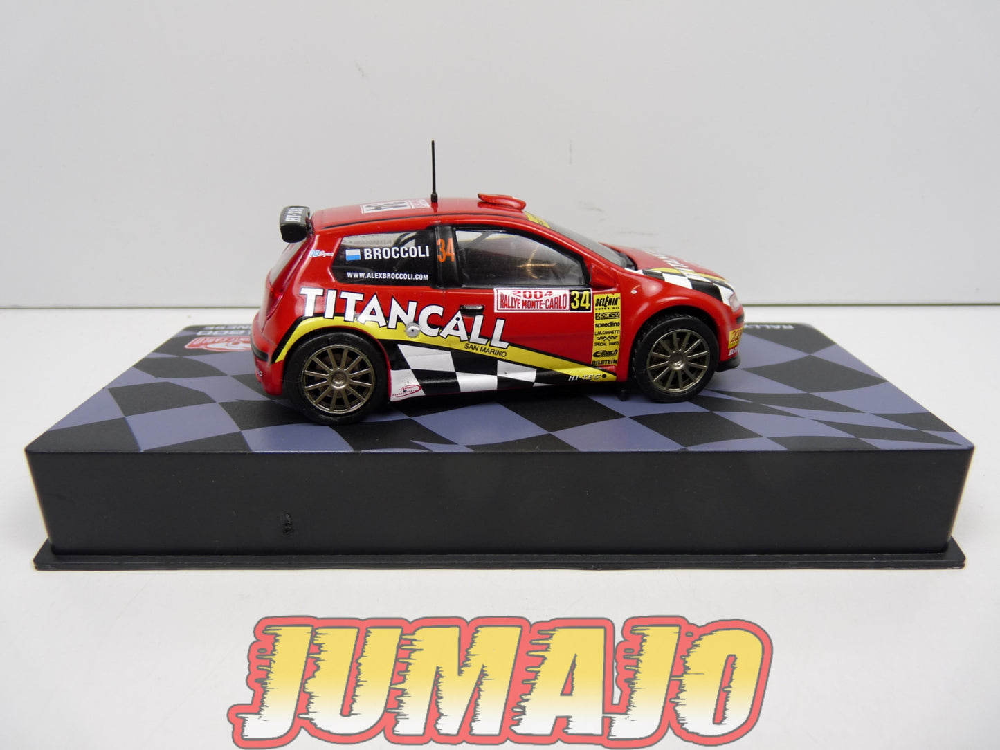 RMIT54 1/43 IXO Rallye Monte Carlo : FIAT Punto S1600 2004 #34 A.Broccoli