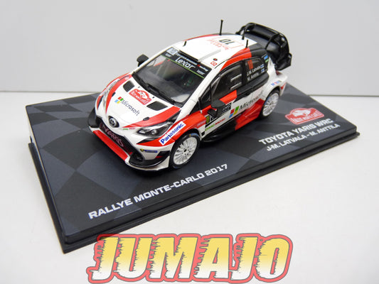 RMIT58 1/43 IXO Rallye Monte Carlo : TOYOTA Yaris WRC 2017 #10 J-M.Latvala
