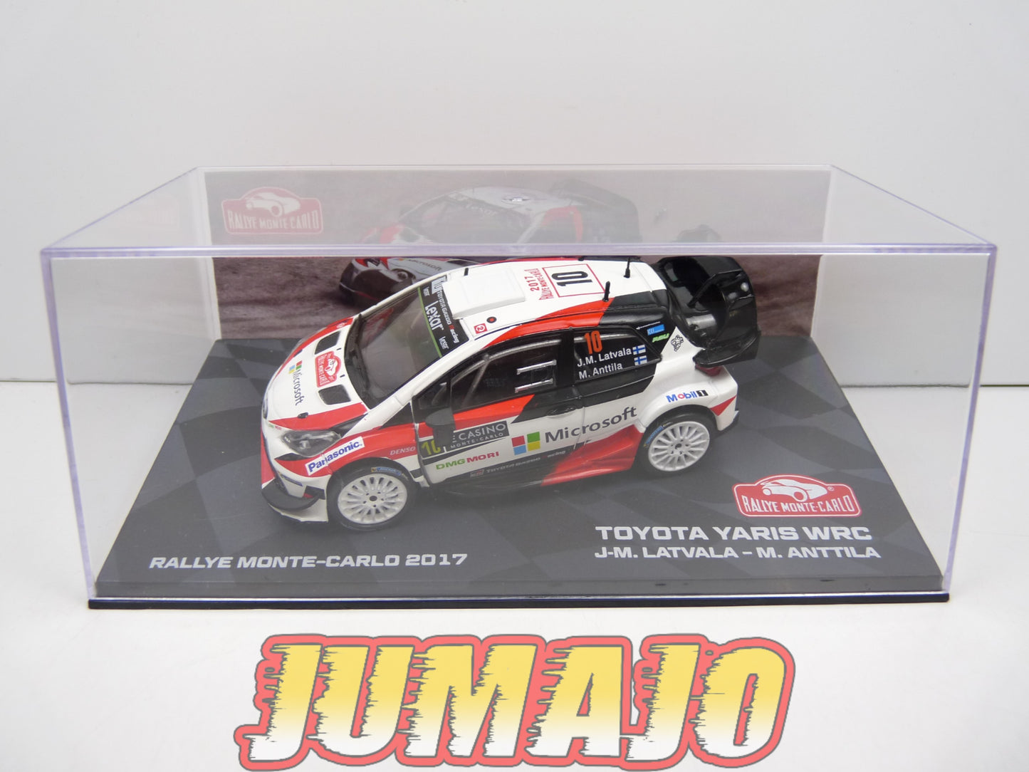 RMIT58 1/43 IXO Rallye Monte Carlo : TOYOTA Yaris WRC 2017 #10 J-M.Latvala