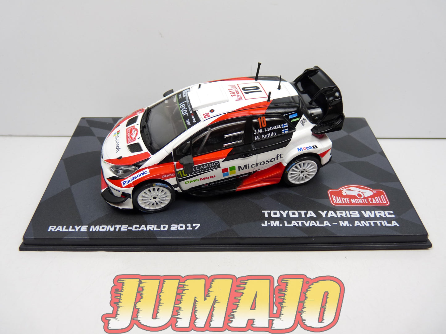 RMIT58 1/43 IXO Rallye Monte Carlo : TOYOTA Yaris WRC 2017 #10 J-M.Latvala