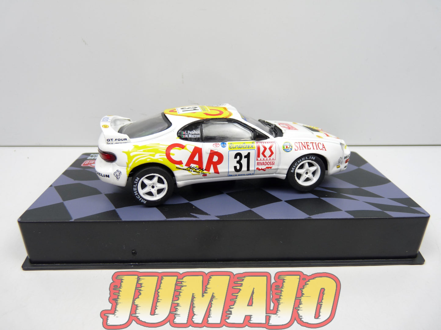 RMIT61 1/43 IXO Rallye Monte Carlo : TOYOTA Celica GT-Four 1999 #31 L.Pedersoli