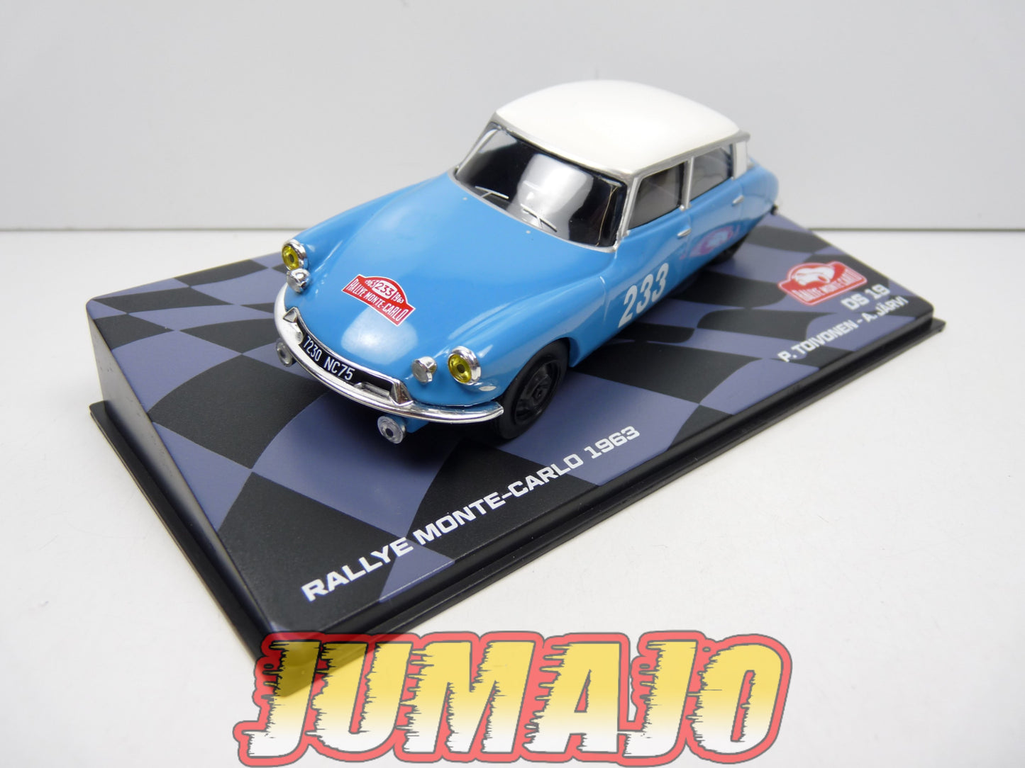 RMIT72 1/43 IXO Rallye Monte Carlo : CITROEN DS 19 1963 #233 P.Toivonen