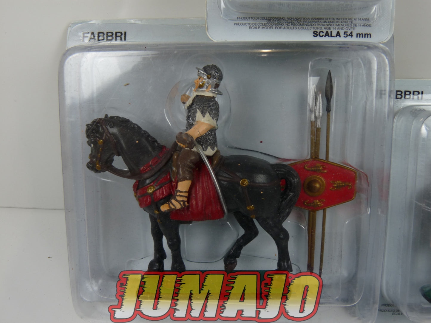 ROM14 LOT 3 SOLDATS ROMAINS Italeri 54 mm : Cavalier, Servant, Licteur