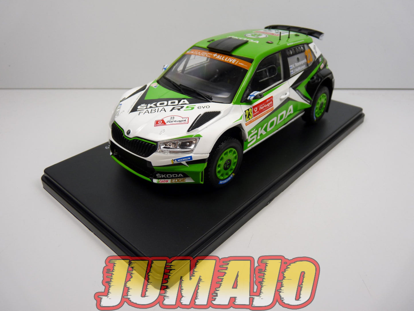 RVQ10 Voiture Rallye 1/24 SALVAT Models : SKODA Fabia R5 131 2019 #23 Rovanpera