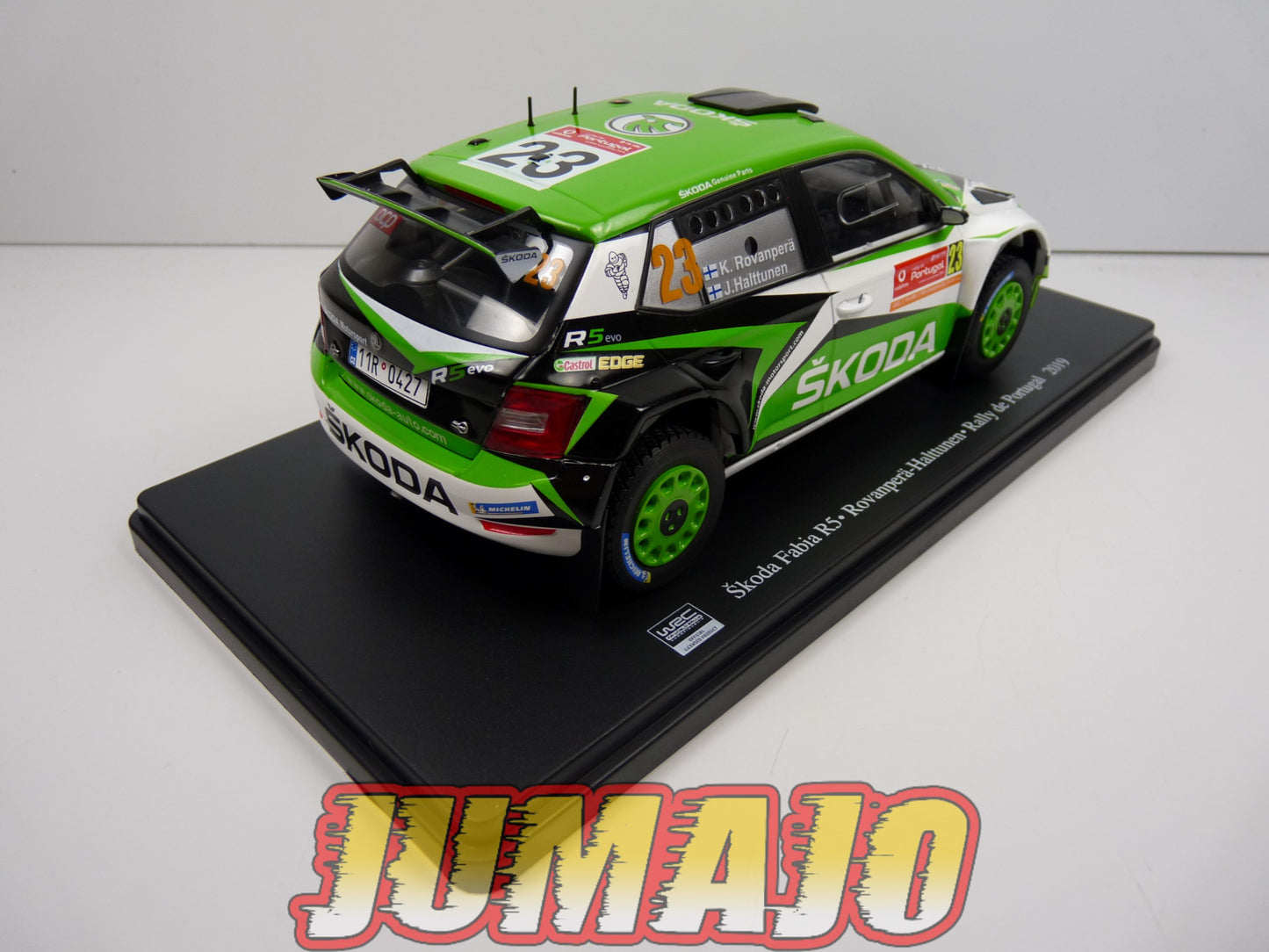RVQ10 Voiture Rallye 1/24 SALVAT Models : SKODA Fabia R5 131 2019 #23 Rovanpera