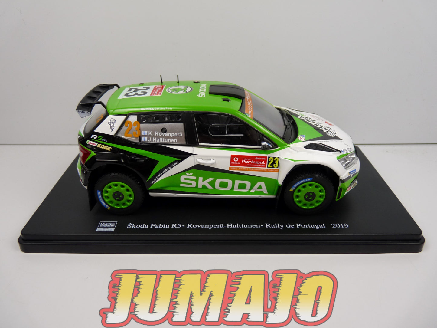 RVQ10 Voiture Rallye 1/24 SALVAT Models : SKODA Fabia R5 131 2019 #23 Rovanpera