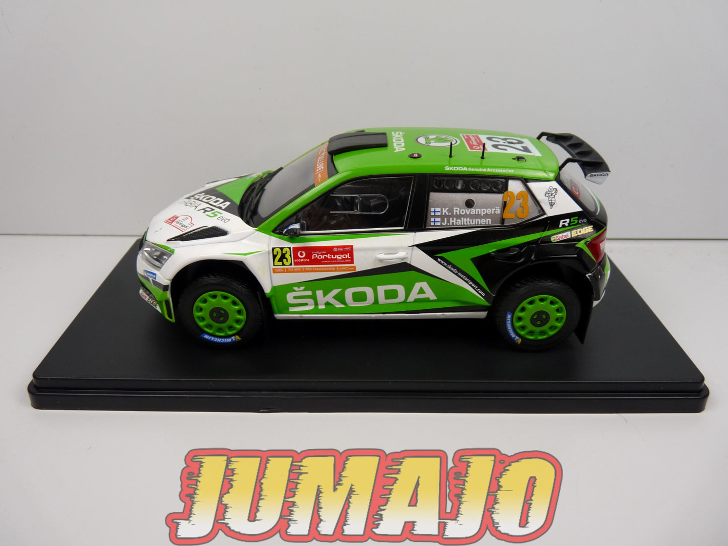 RVQ10 Voiture Rallye 1/24 SALVAT Models : SKODA Fabia R5 131 2019 #23 Rovanpera