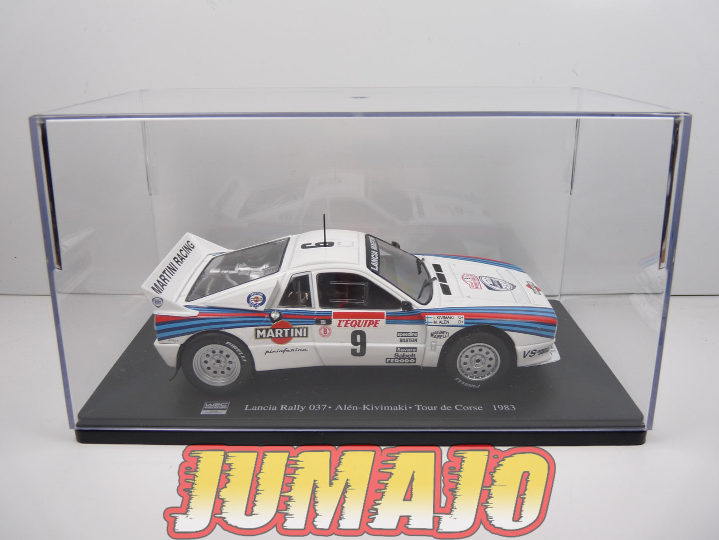 RVQ11 Voiture Rallye 1/24 SALVAT Models : LANCIA Rally 037 1983 #9 Alen Kivimaki