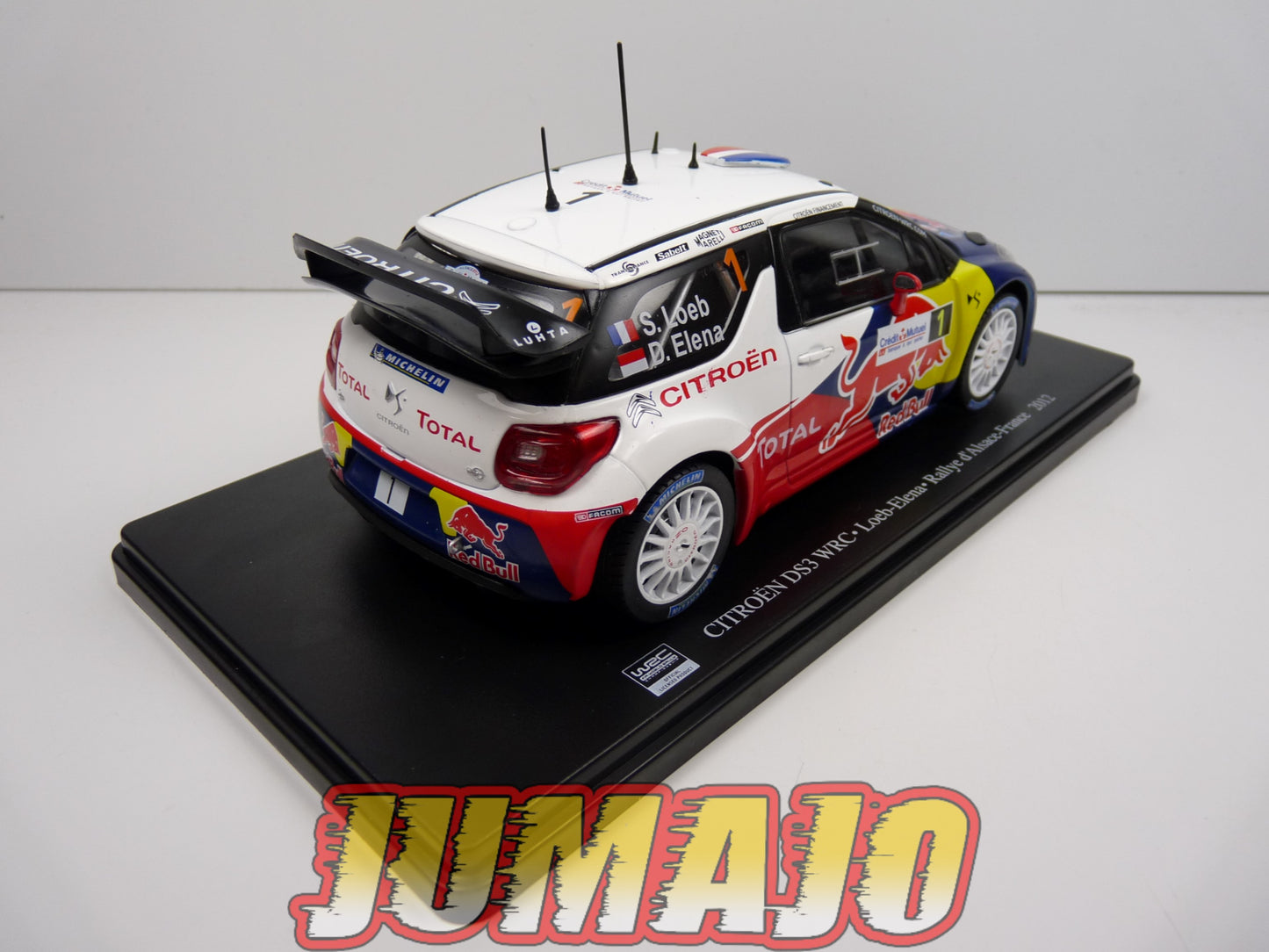 RVQ12 Voiture Rallye 1/24 SALVAT Models : CITROEN DS3 WRC 2012 #1 Loeb Elena