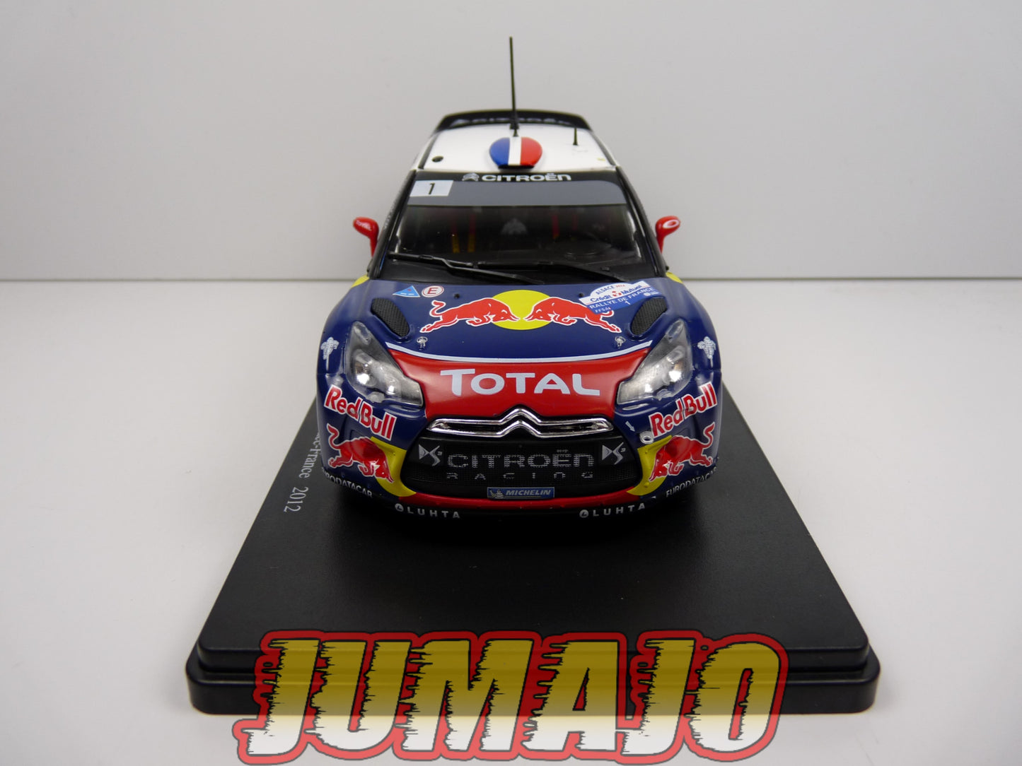 RVQ12 Voiture Rallye 1/24 SALVAT Models : CITROEN DS3 WRC 2012 #1 Loeb Elena