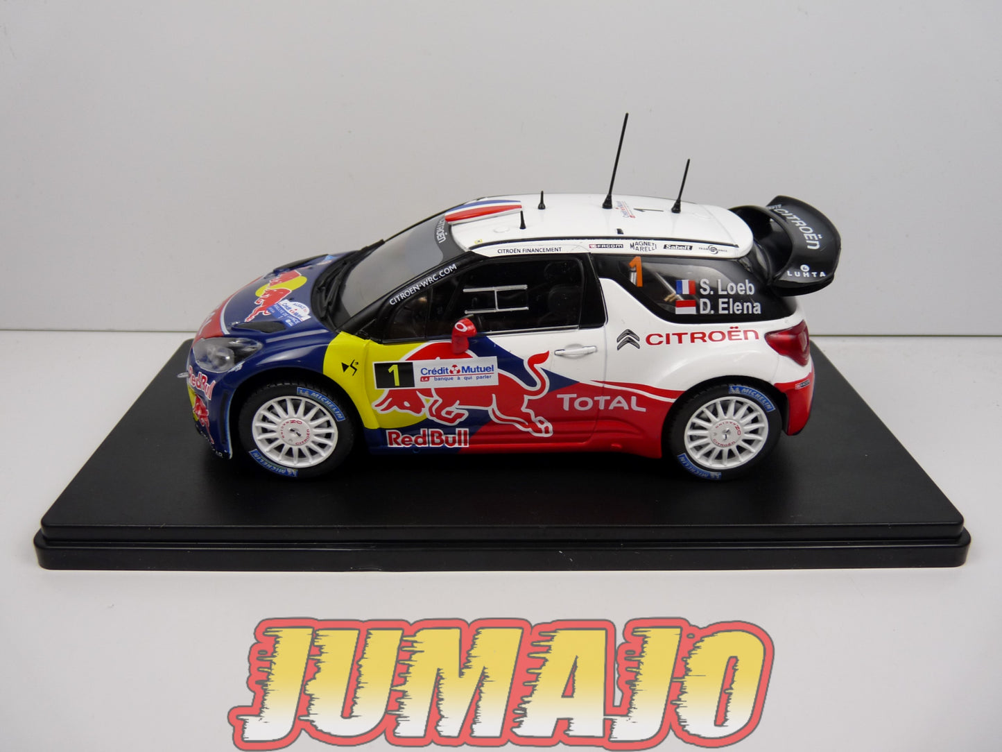 RVQ12 Voiture Rallye 1/24 SALVAT Models : CITROEN DS3 WRC 2012 #1 Loeb Elena