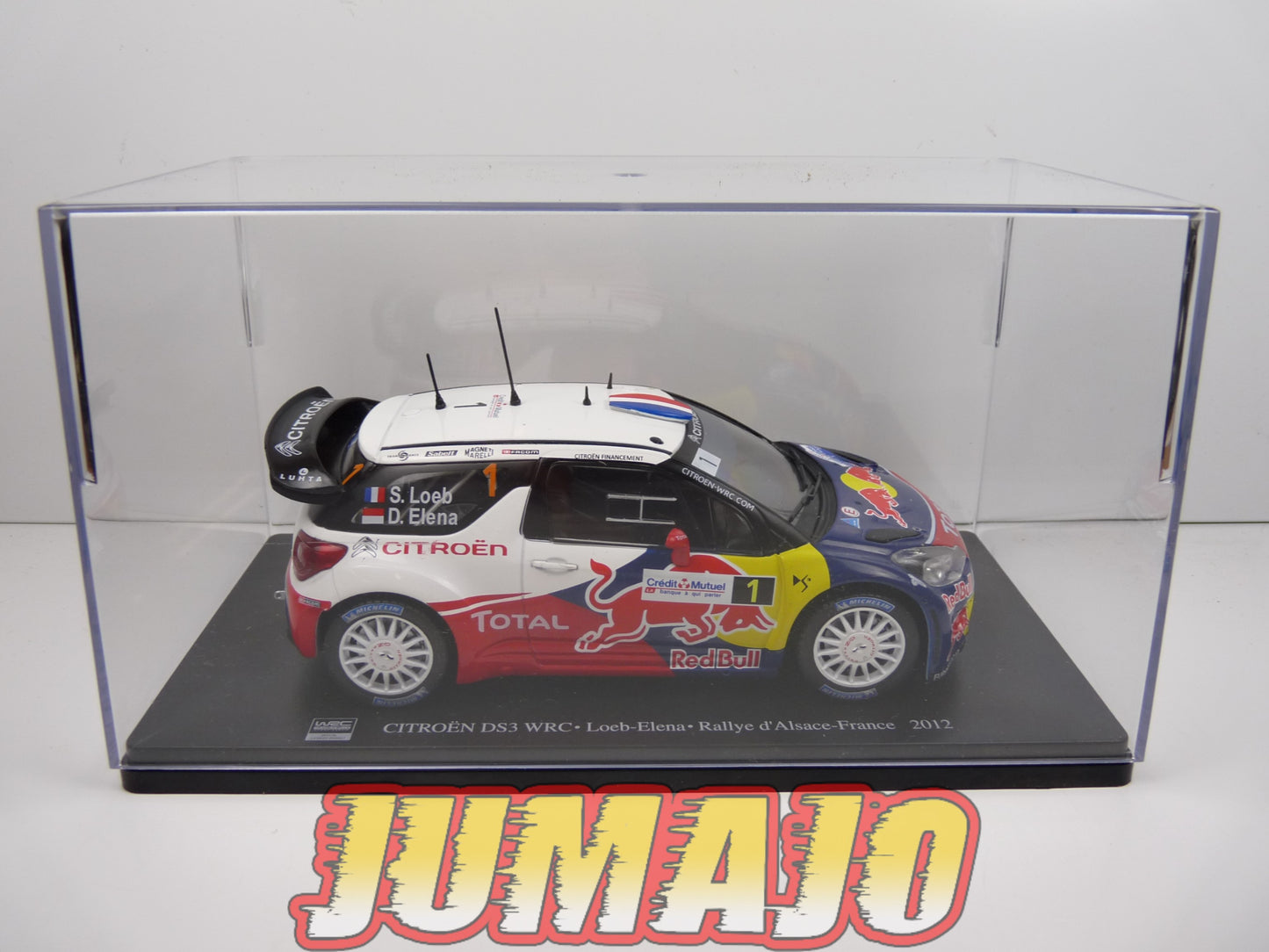 RVQ12 Voiture Rallye 1/24 SALVAT Models : CITROEN DS3 WRC 2012 #1 Loeb Elena