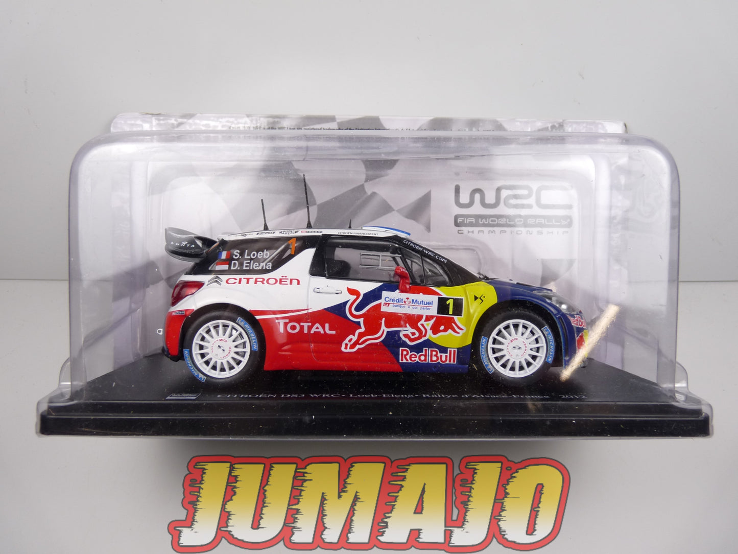 RVQ12 Voiture Rallye 1/24 SALVAT Models : CITROEN DS3 WRC 2012 #1 Loeb Elena