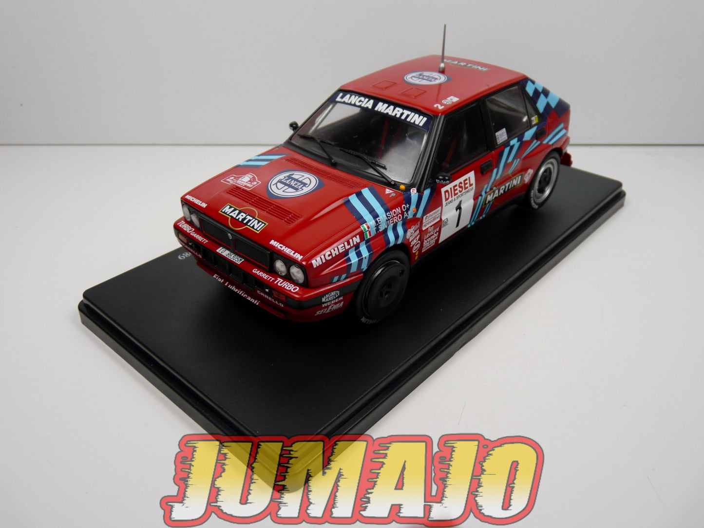 RVQ13 Voiture Rallye 1/24 SALVAT Models : LANCIA Delta Integrale 16V 1989 #1 Biasion