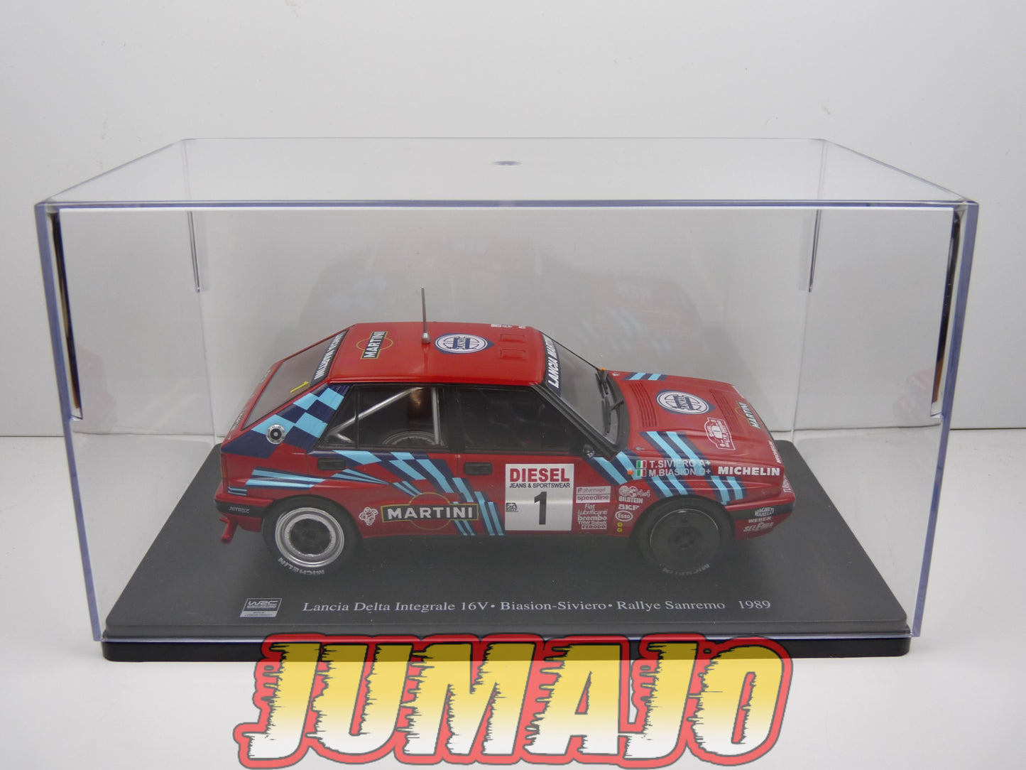 RVQ13 Voiture Rallye 1/24 SALVAT Models : LANCIA Delta Integrale 16V 1989 #1 Biasion