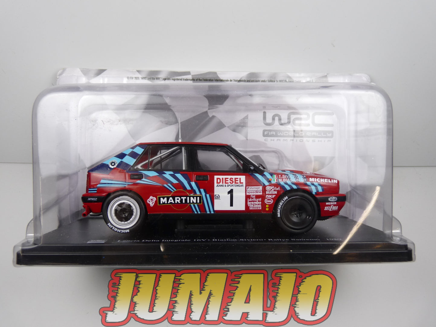 RVQ13 Voiture Rallye 1/24 SALVAT Models : LANCIA Delta Integrale 16V 1989 #1 Biasion