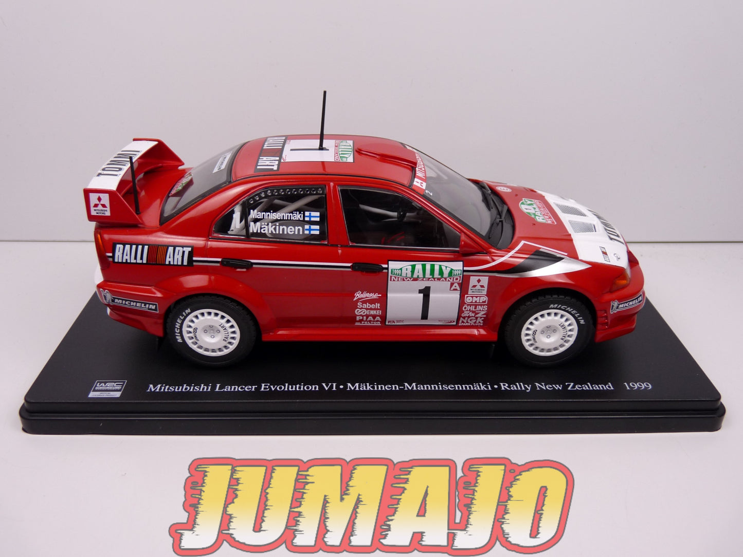 RVQ14 Voiture Rallye 1/24 SALVAT Models : MITSUBISHI Lancer Evo VI 1999 #1 Makinen