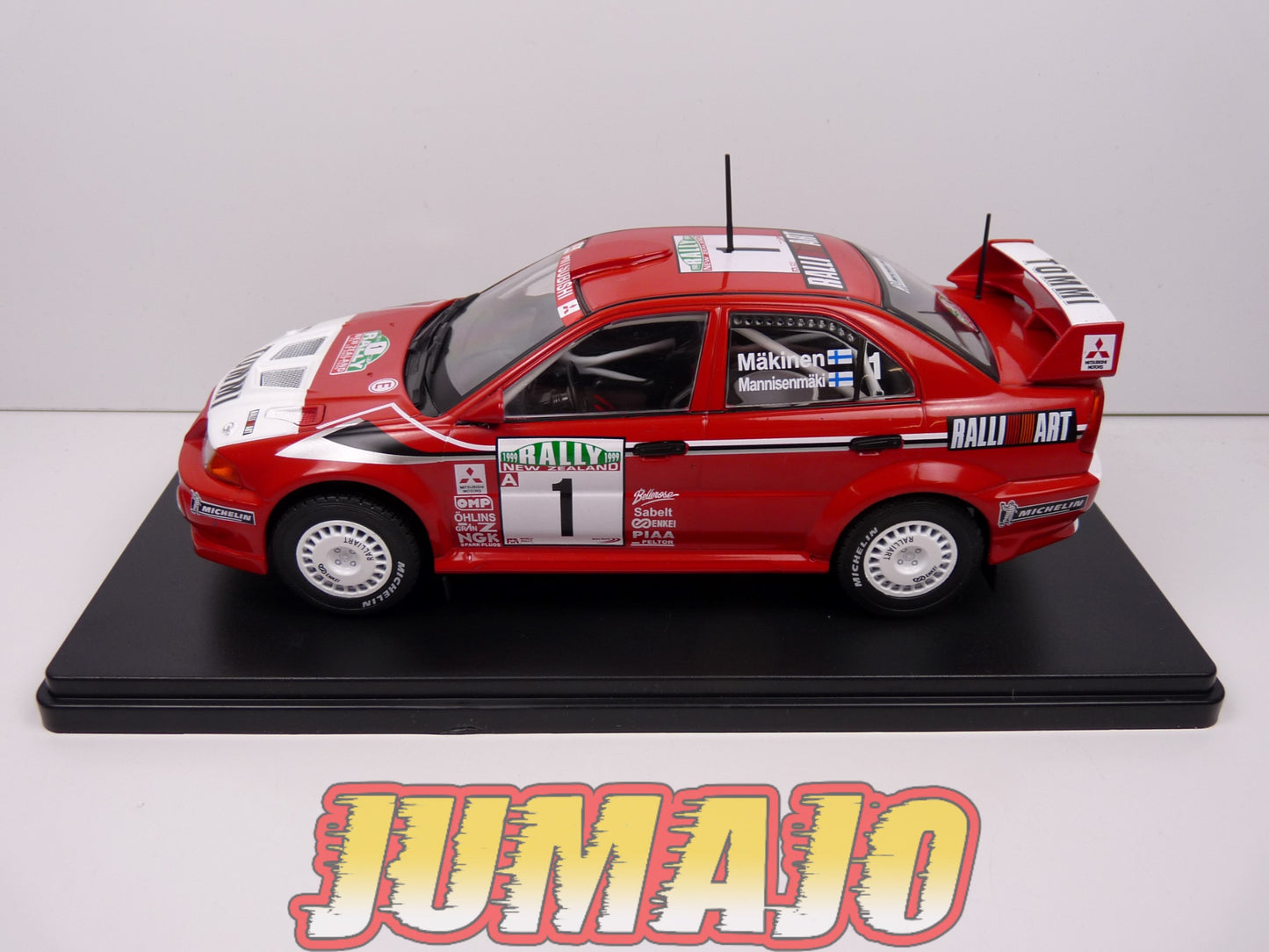 RVQ14 Voiture Rallye 1/24 SALVAT Models : MITSUBISHI Lancer Evo VI 1999 #1 Makinen