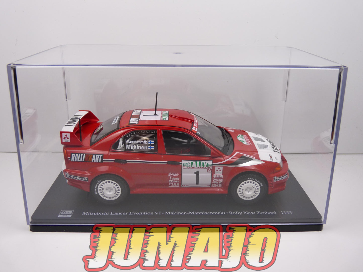 RVQ14 Voiture Rallye 1/24 SALVAT Models : MITSUBISHI Lancer Evo VI 1999 #1 Makinen