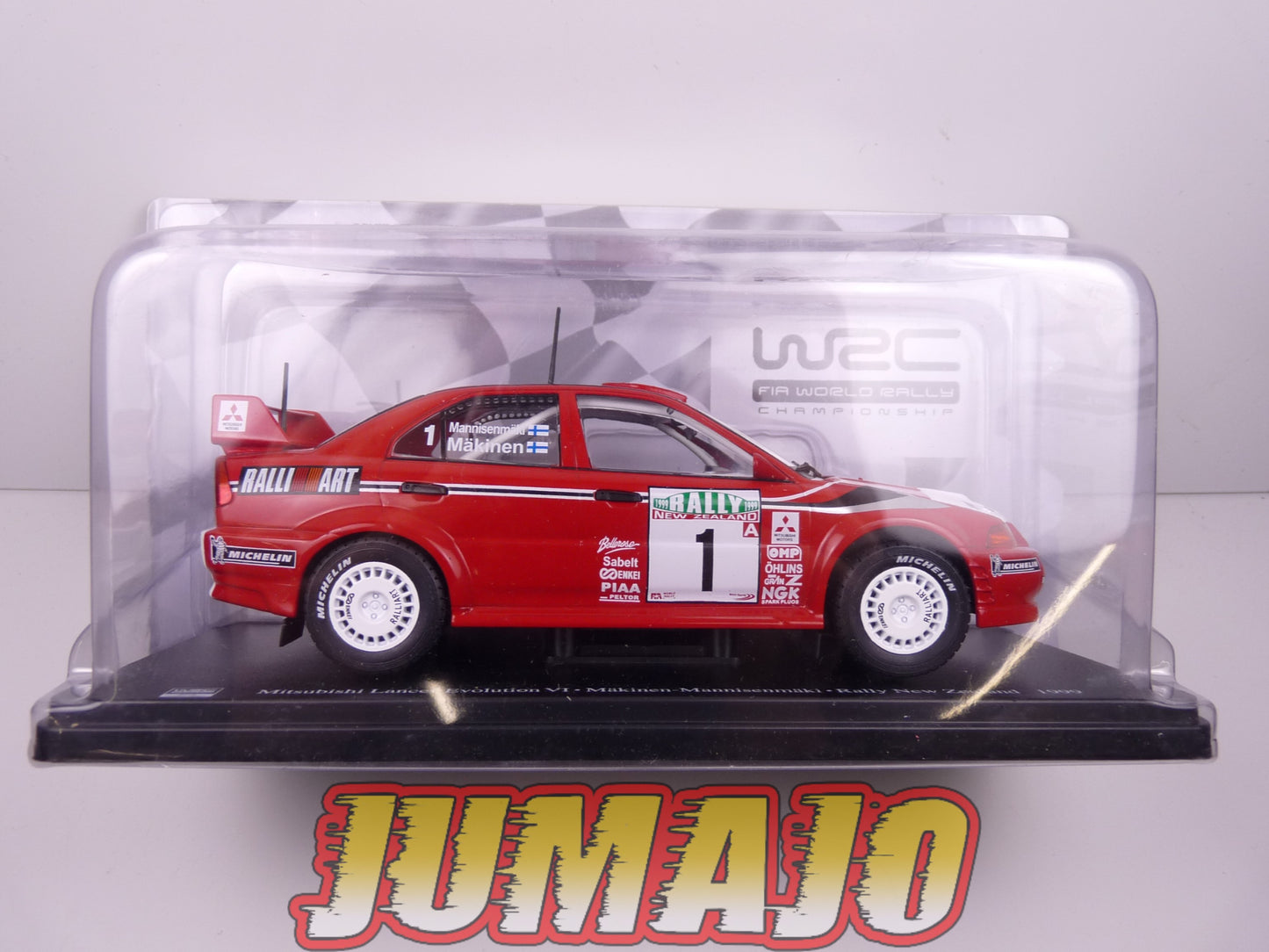 RVQ14 Voiture Rallye 1/24 SALVAT Models : MITSUBISHI Lancer Evo VI 1999 #1 Makinen