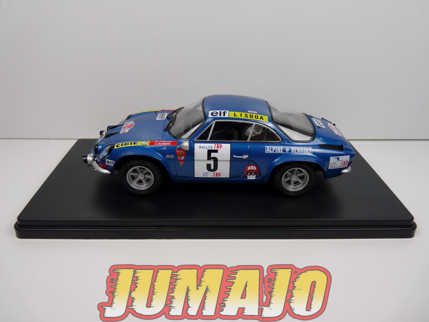 RVQ15 Voiture Rallye 1/24 SALVAT Models : RENAULT Alpine A110 1800 1973 #5 Thérier Jaubert
