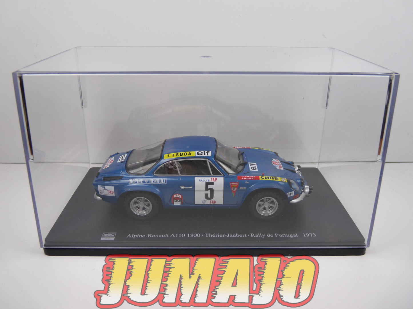 RVQ15 Voiture Rallye 1/24 SALVAT Models : RENAULT Alpine A110 1800 1973 #5 Thérier Jaubert