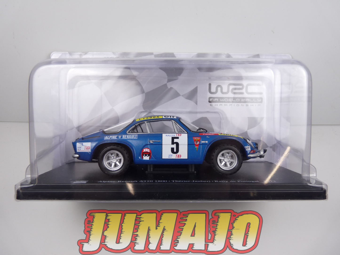 RVQ15 Voiture Rallye 1/24 SALVAT Models : RENAULT Alpine A110 1800 1973 #5 Thérier Jaubert