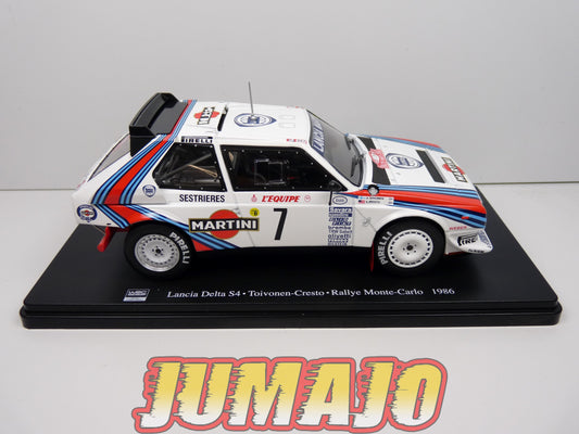 RVQ19 Voiture Rallye 1/24 SALVAT Models : LANCIA Delta S4 1986 #7 Toivonen
