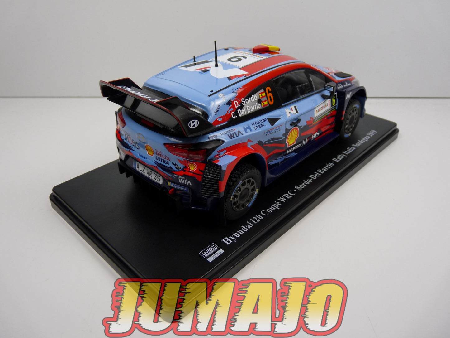 RVQ1 Voiture Rallye 1/24 SALVAT Models : HYUNDAI i20 Coupé WRC 2019 #6 Sordo Del Barrio