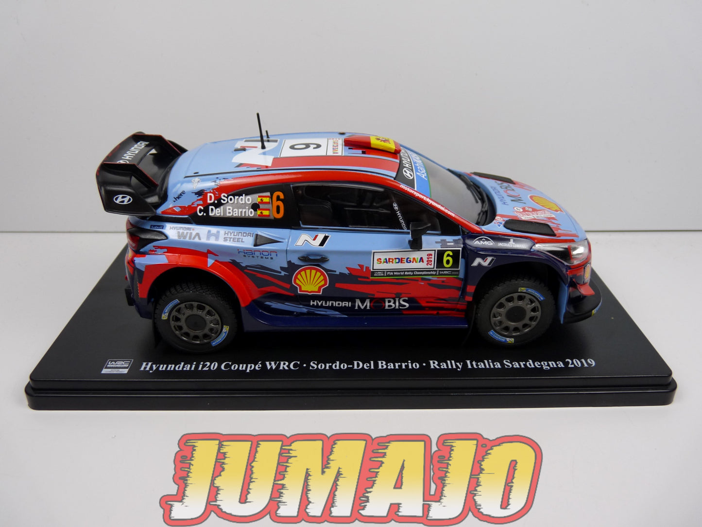RVQ1 Voiture Rallye 1/24 SALVAT Models : HYUNDAI i20 Coupé WRC 2019 #6 Sordo Del Barrio