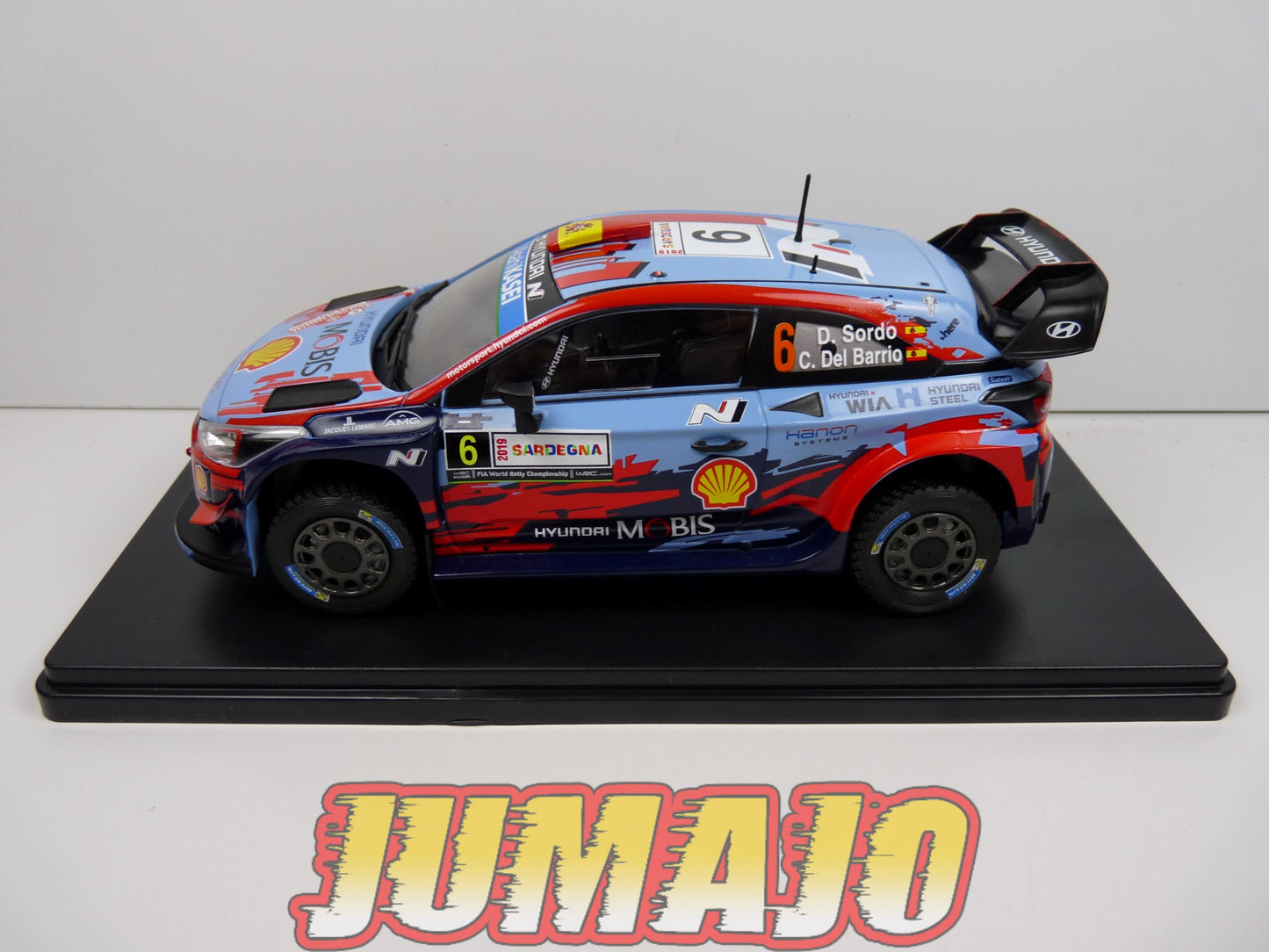 RVQ1 Voiture Rallye 1/24 SALVAT Models : HYUNDAI i20 Coupé WRC 2019 #6 Sordo Del Barrio
