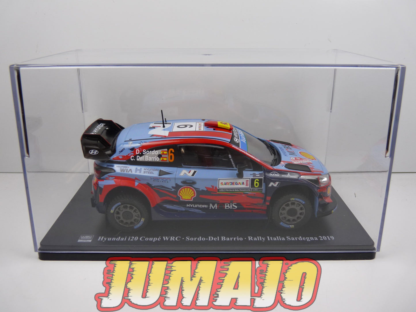 RVQ1 Voiture Rallye 1/24 SALVAT Models : HYUNDAI i20 Coupé WRC 2019 #6 Sordo Del Barrio
