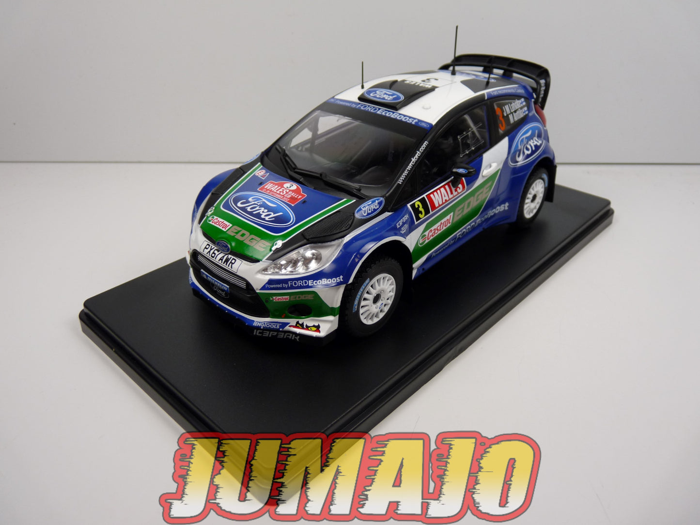 RVQ20 Voiture Rallye 1/24 SALVAT Models : FORD Fiesta RS WRC 2012 #3 Latvala