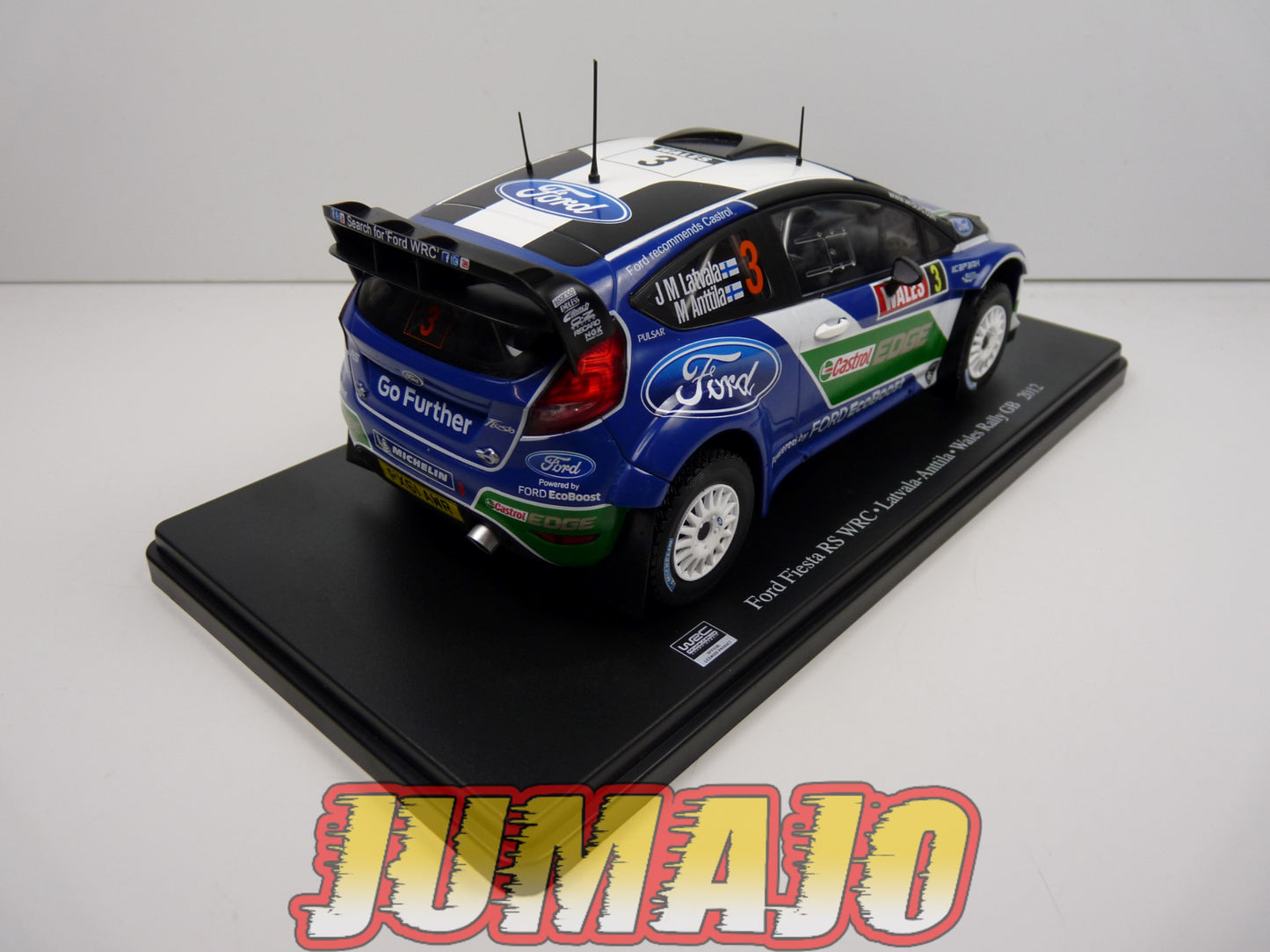 RVQ20 Voiture Rallye 1/24 SALVAT Models : FORD Fiesta RS WRC 2012 #3 Latvala